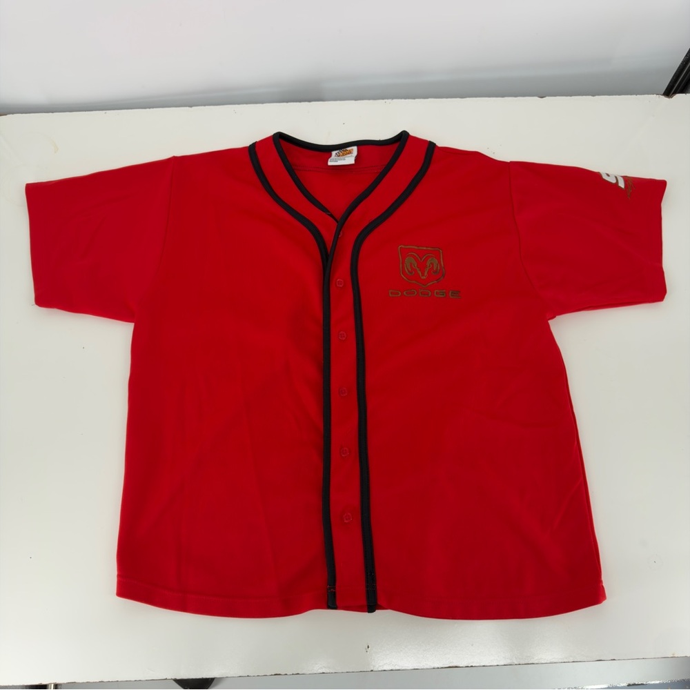 Winner’s Circle Dodge Kasey Kahne #9 NASCAR Baseball Style Jersey Large